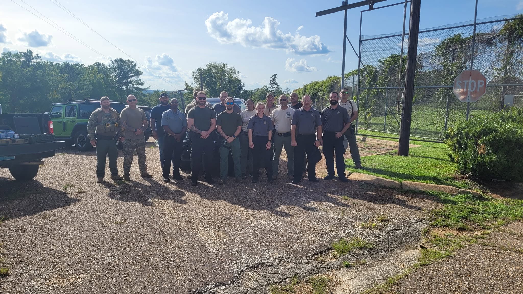 Barbour County Sheriff's Office deputies and staff standing together outdoors