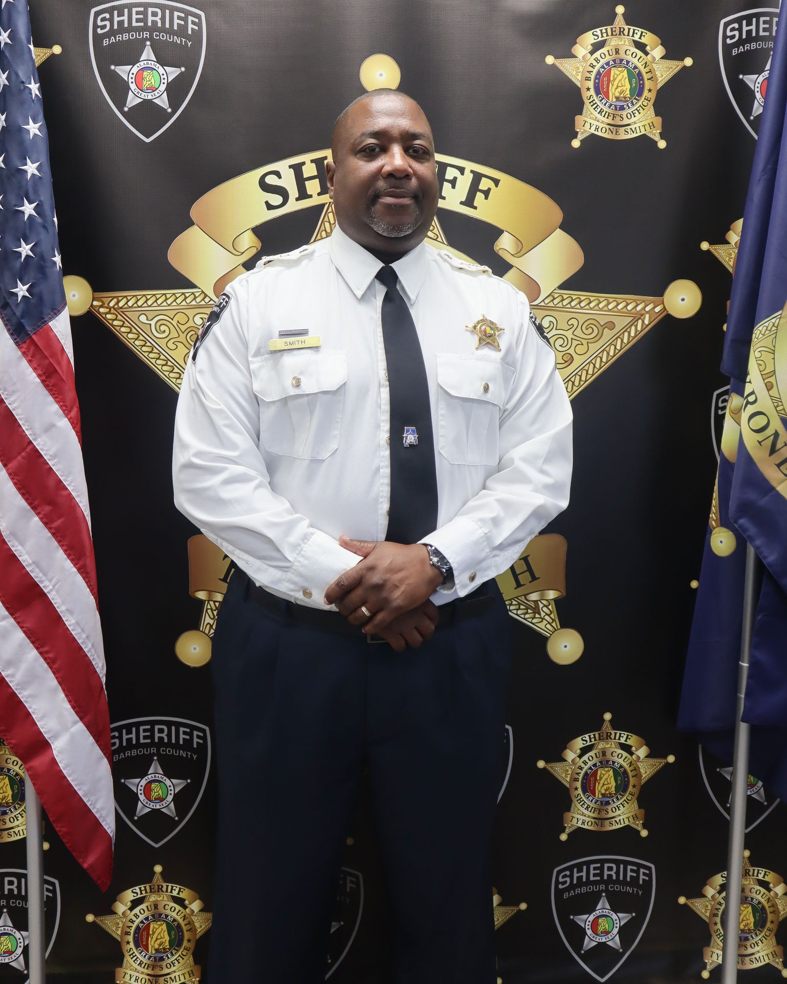 Sheriff Tyrone Smith in uniform